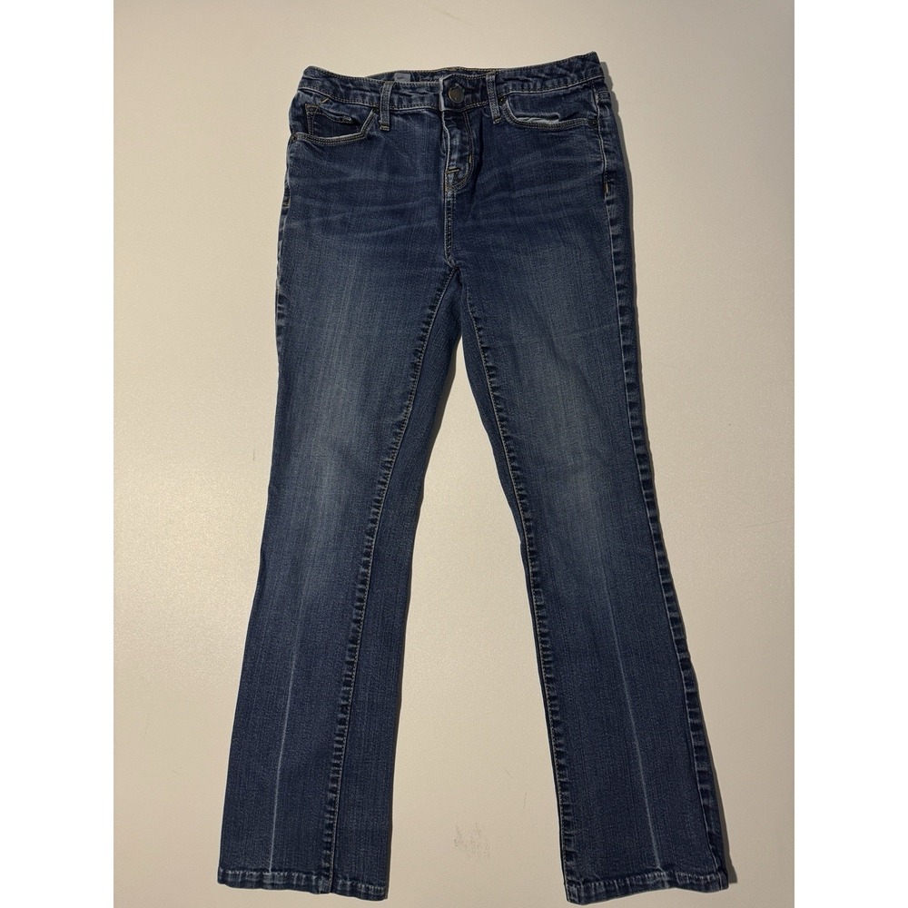 Mossimo Jeans Women's Size 2S Fit Curvy Fit Bootcut Stretch Denim Dark Wash